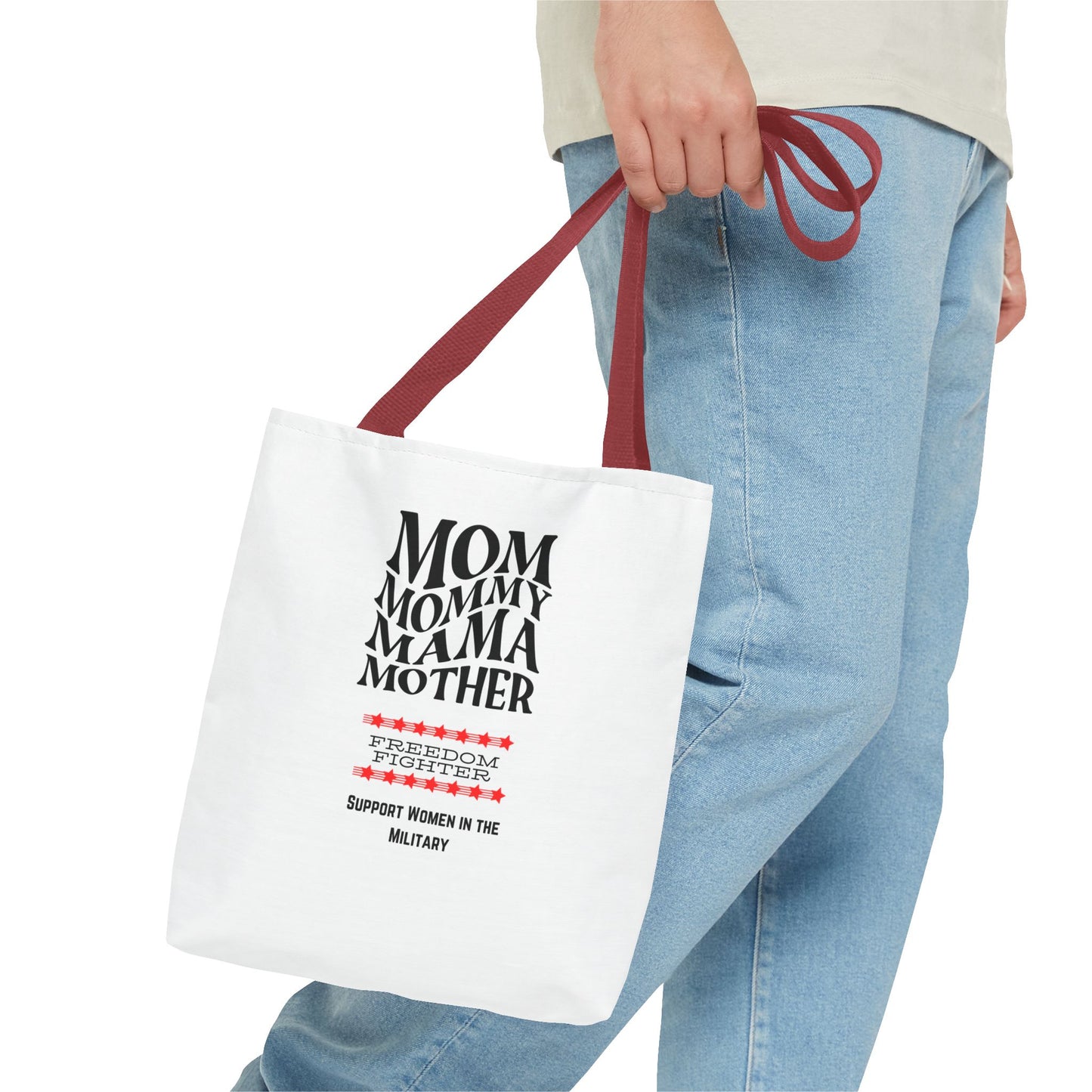 Mom Freedom Fighter tote bag