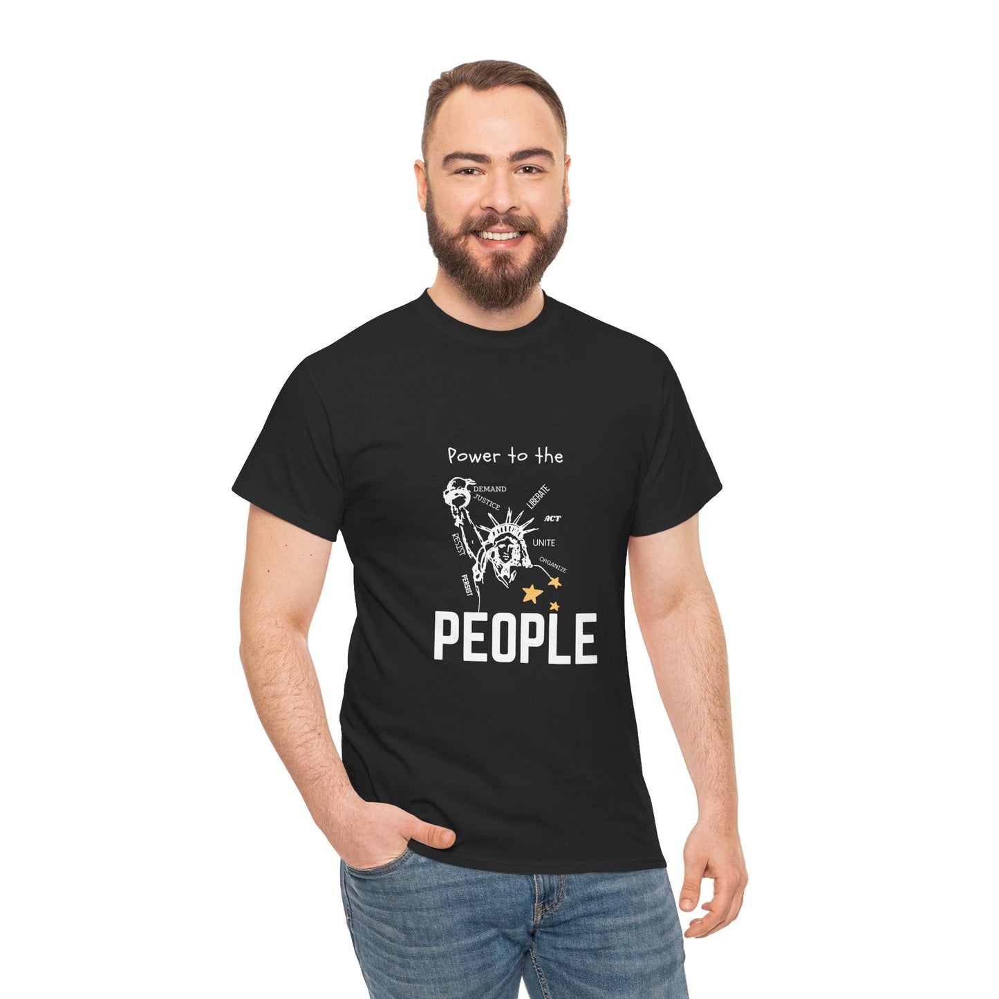 Power to the People Unisex Heavy Cotton Tee