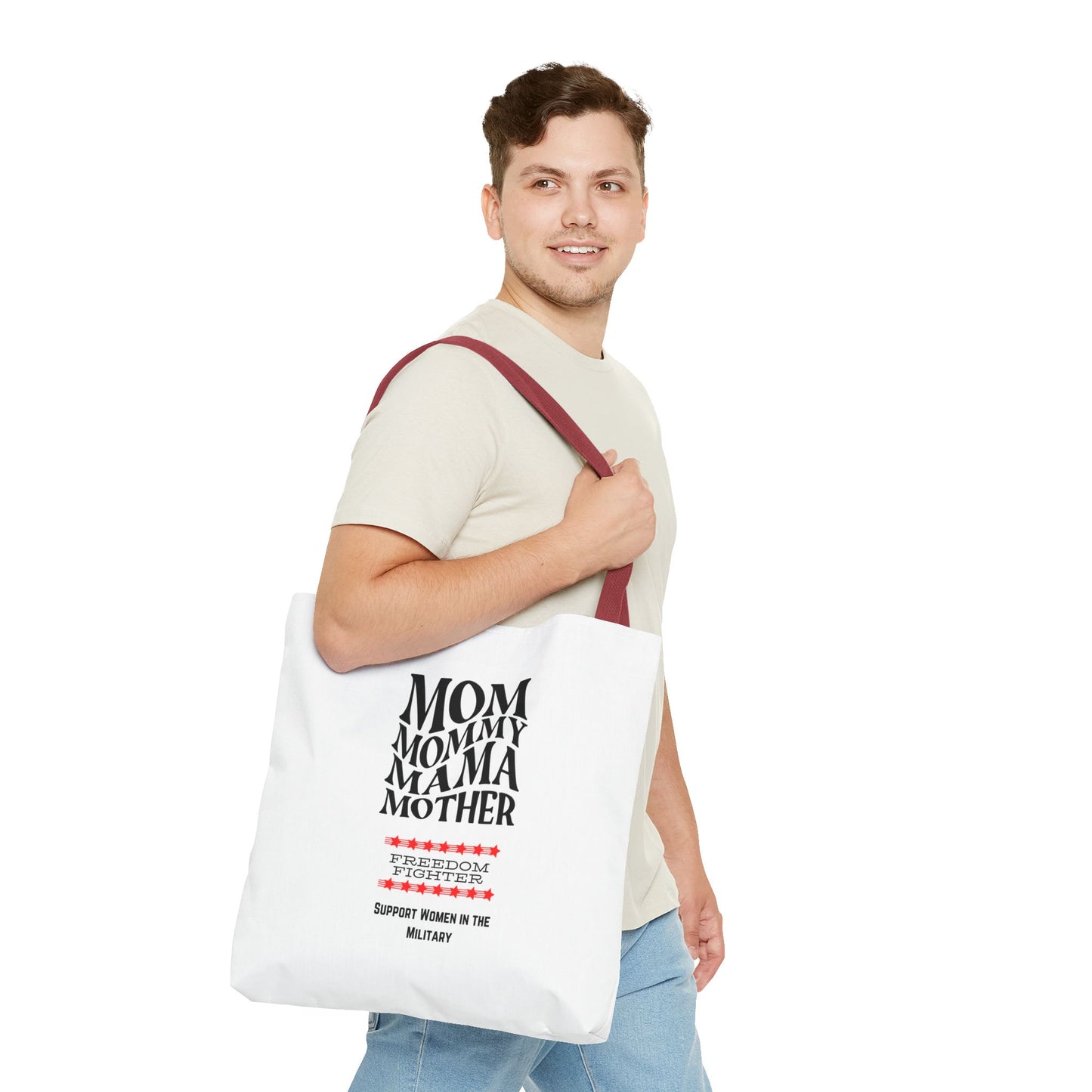 Mom Freedom Fighter tote bag