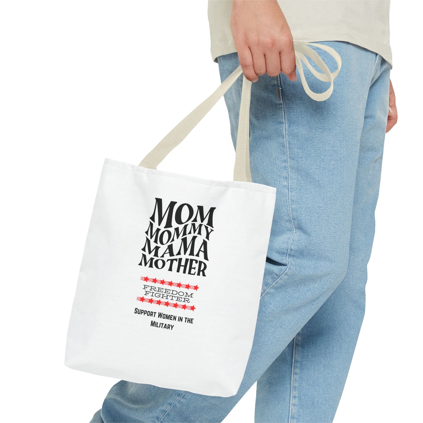 Mom Freedom Fighter tote bag