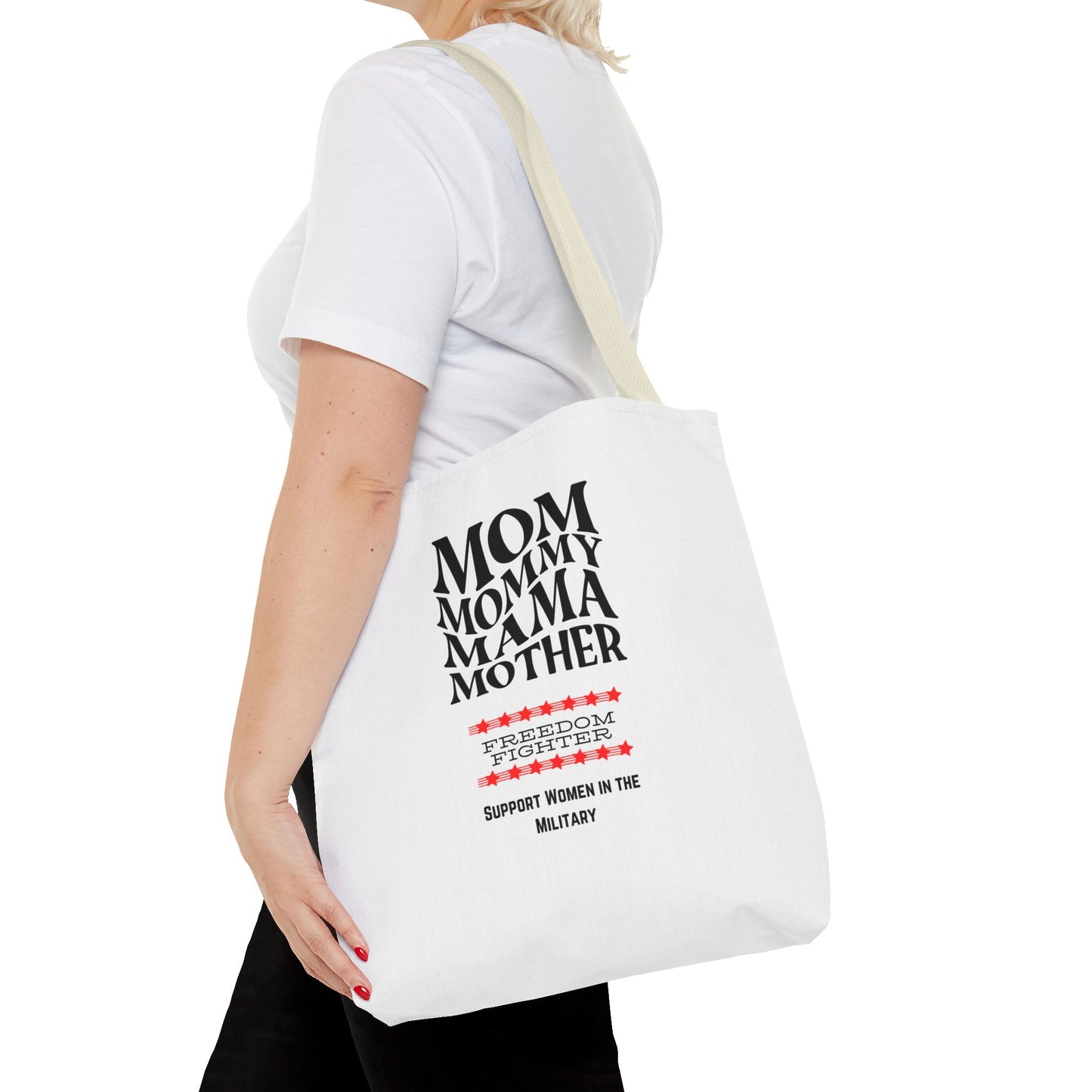 Mom Freedom Fighter tote bag