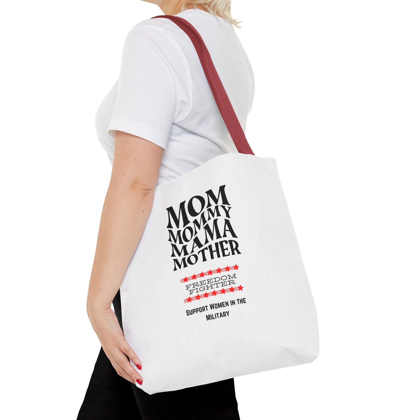 Mom Freedom Fighter tote bag