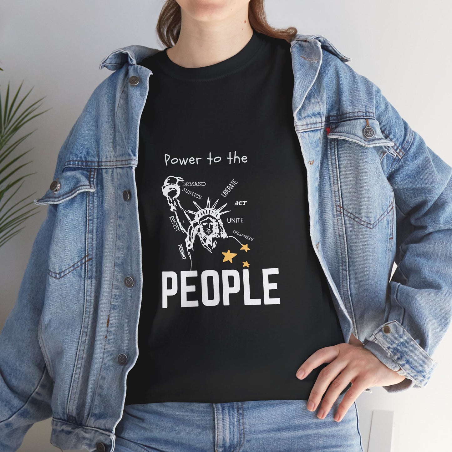 Power to the People Unisex Heavy Cotton Tee