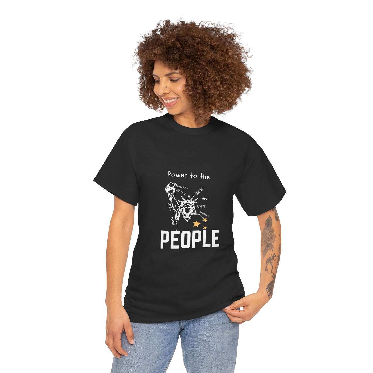 Power to the People Unisex Heavy Cotton Tee