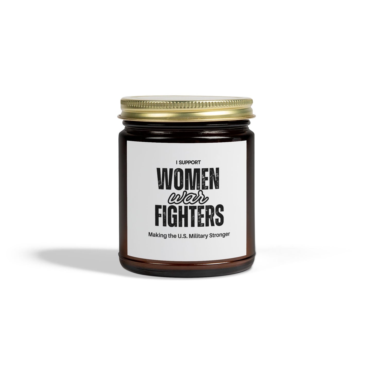 Women Freedom Fighters Scented Candles, Coconut Apricot Wax (4oz, 9oz)