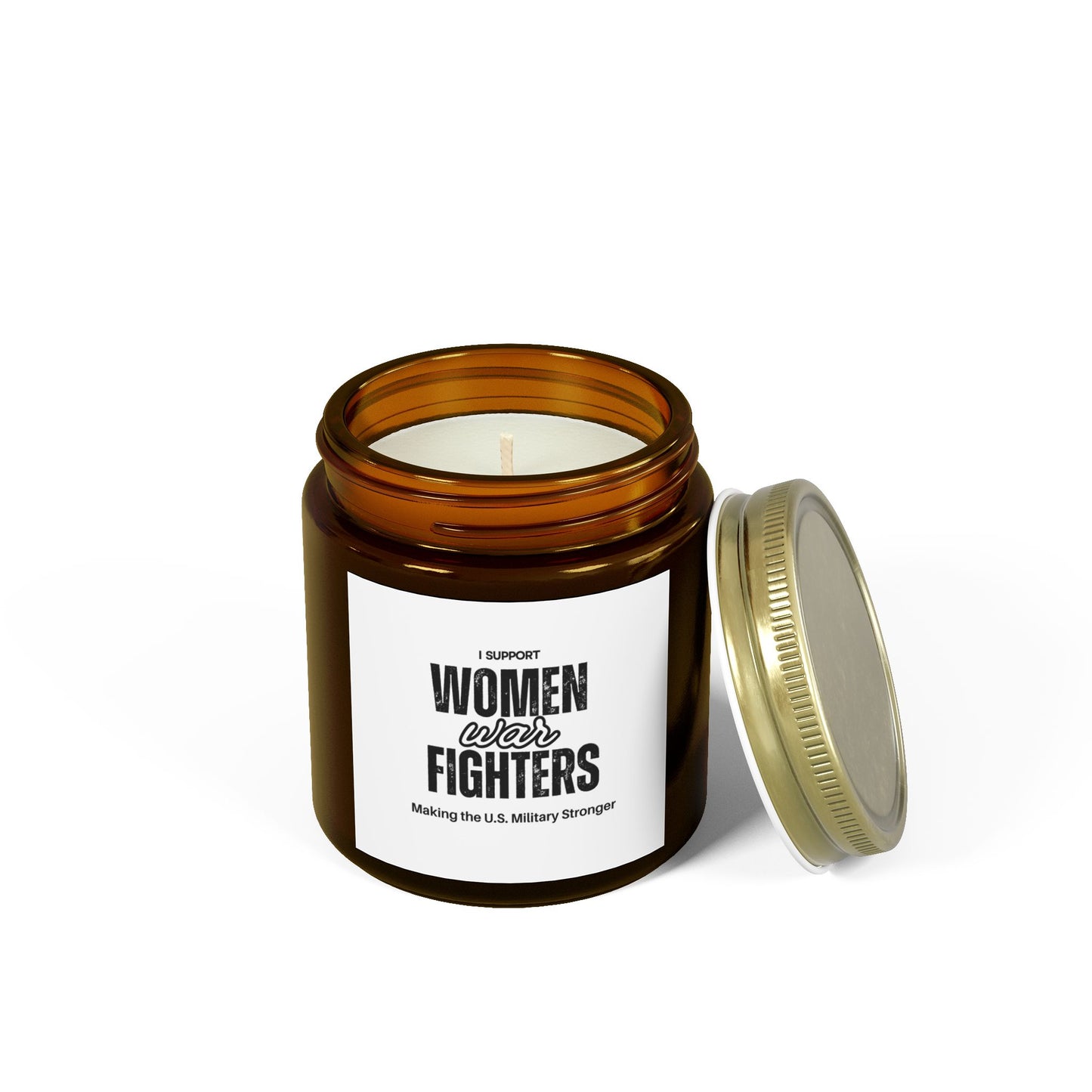 Women Freedom Fighters Scented Candles, Coconut Apricot Wax (4oz, 9oz)