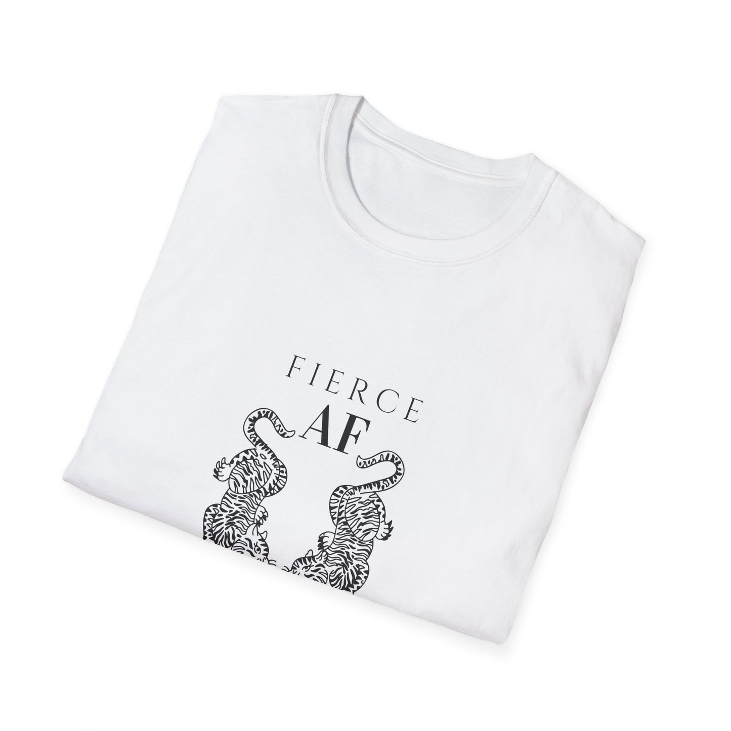 Fierce AF Unisex Softstyle T-Shirt - Support Women in the Military