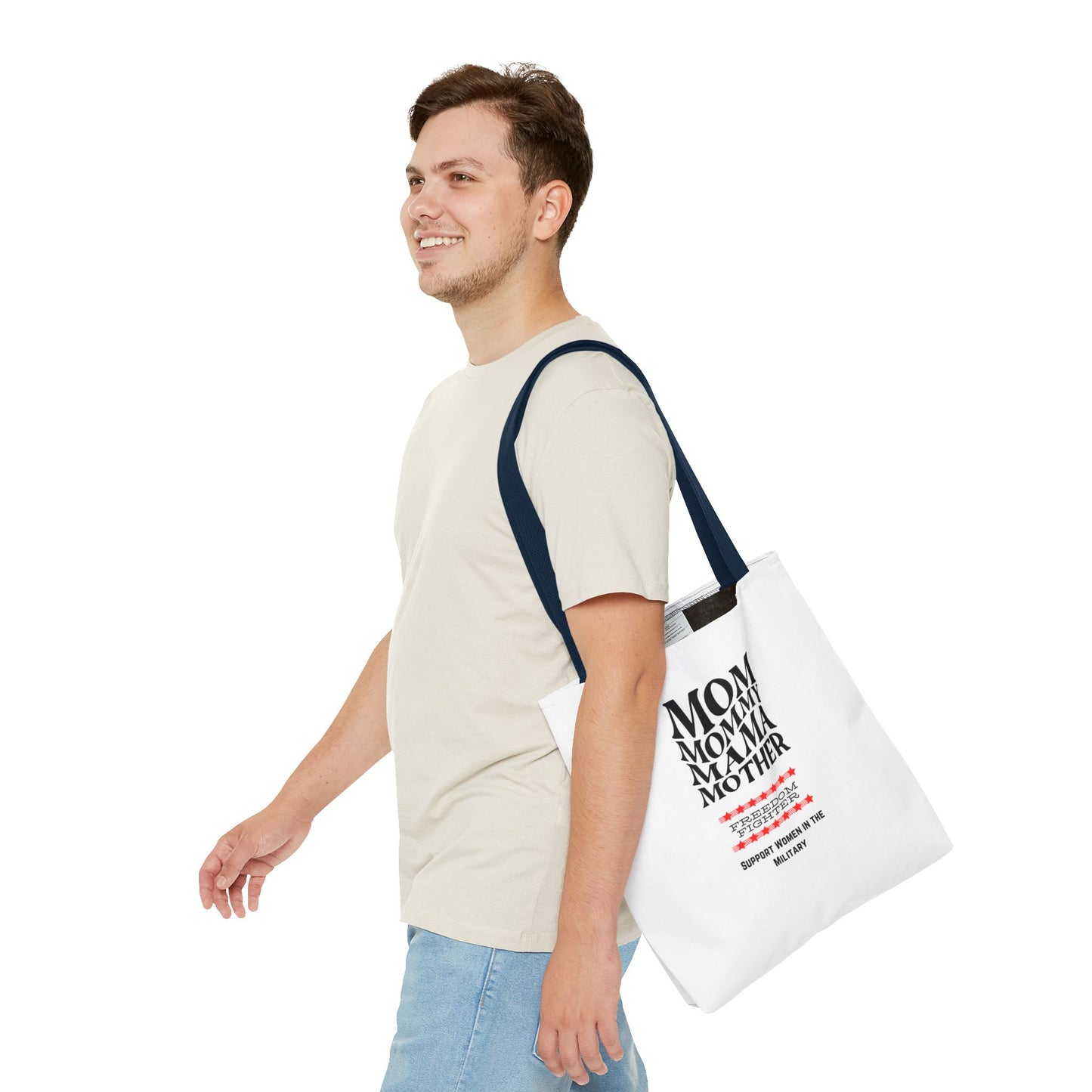 Mom Freedom Fighter tote bag