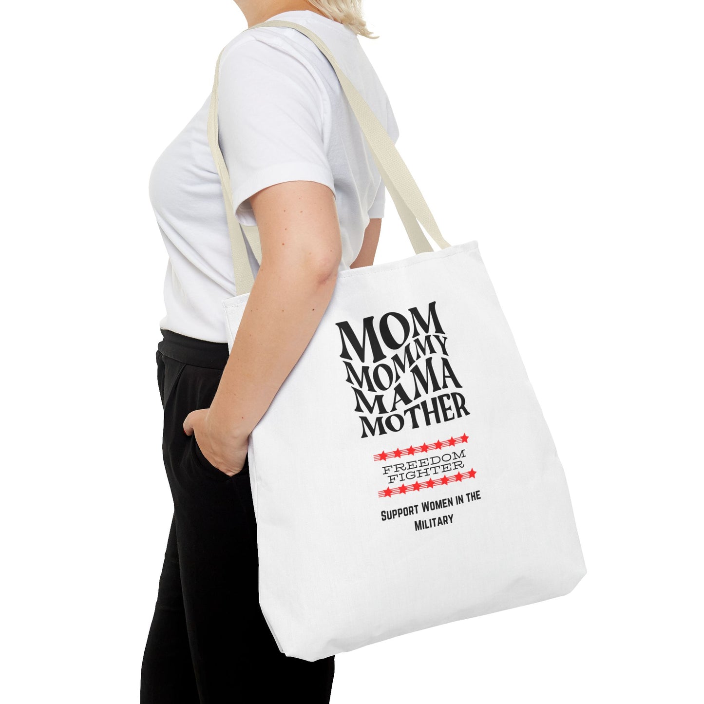 Mom Freedom Fighter tote bag