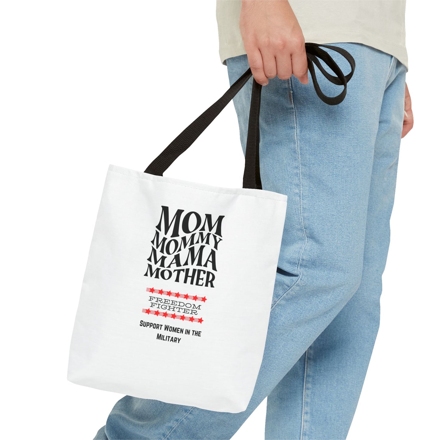 Mom Freedom Fighter tote bag