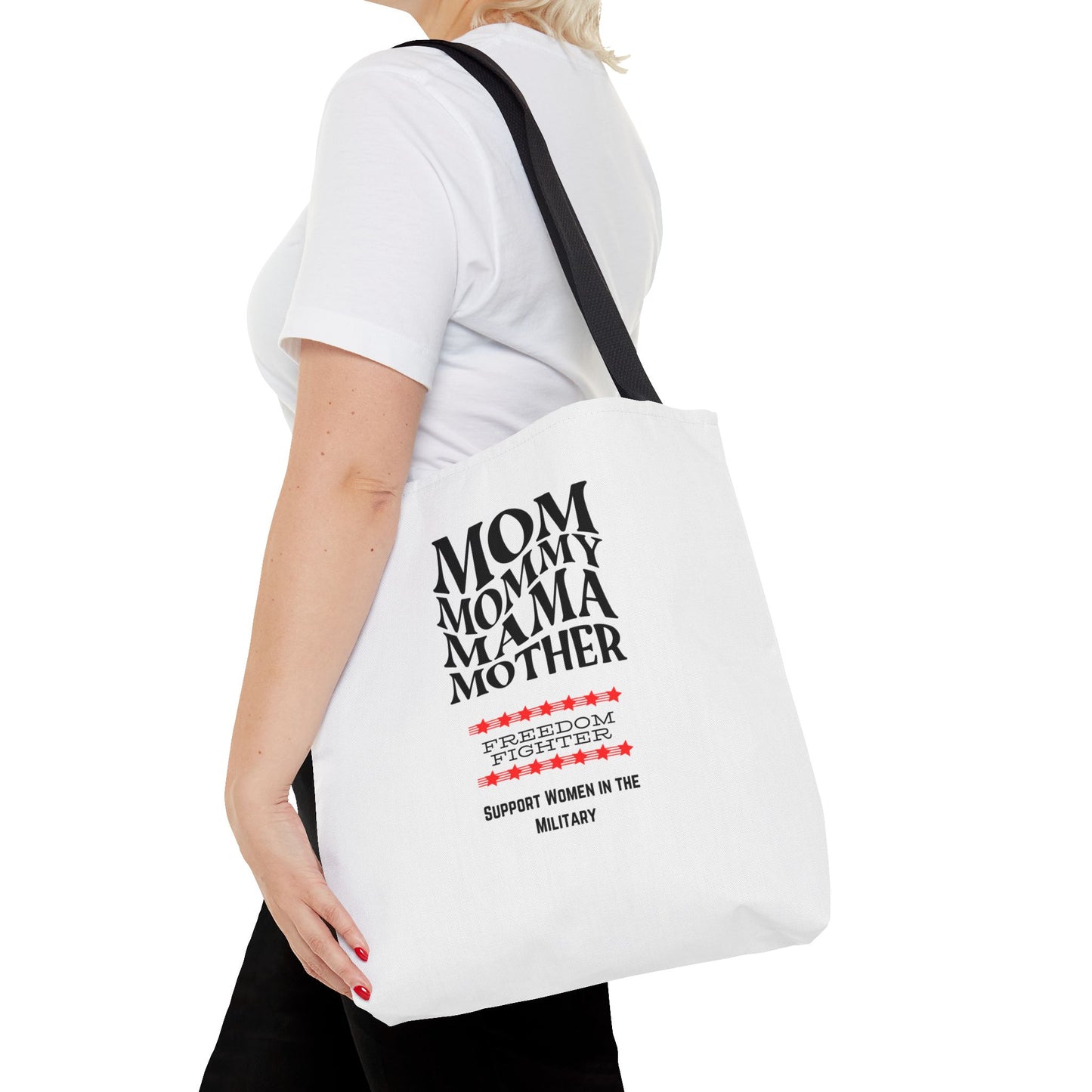 Mom Freedom Fighter tote bag