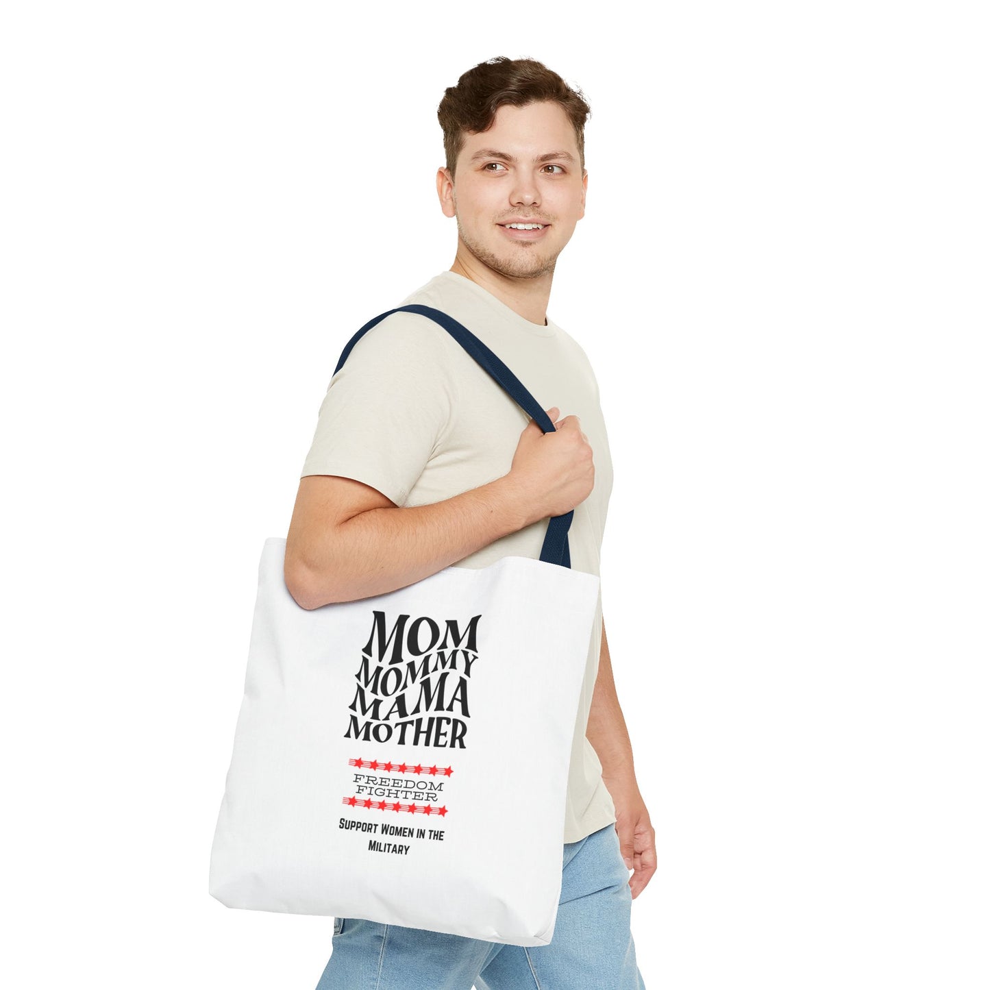 Mom Freedom Fighter tote bag