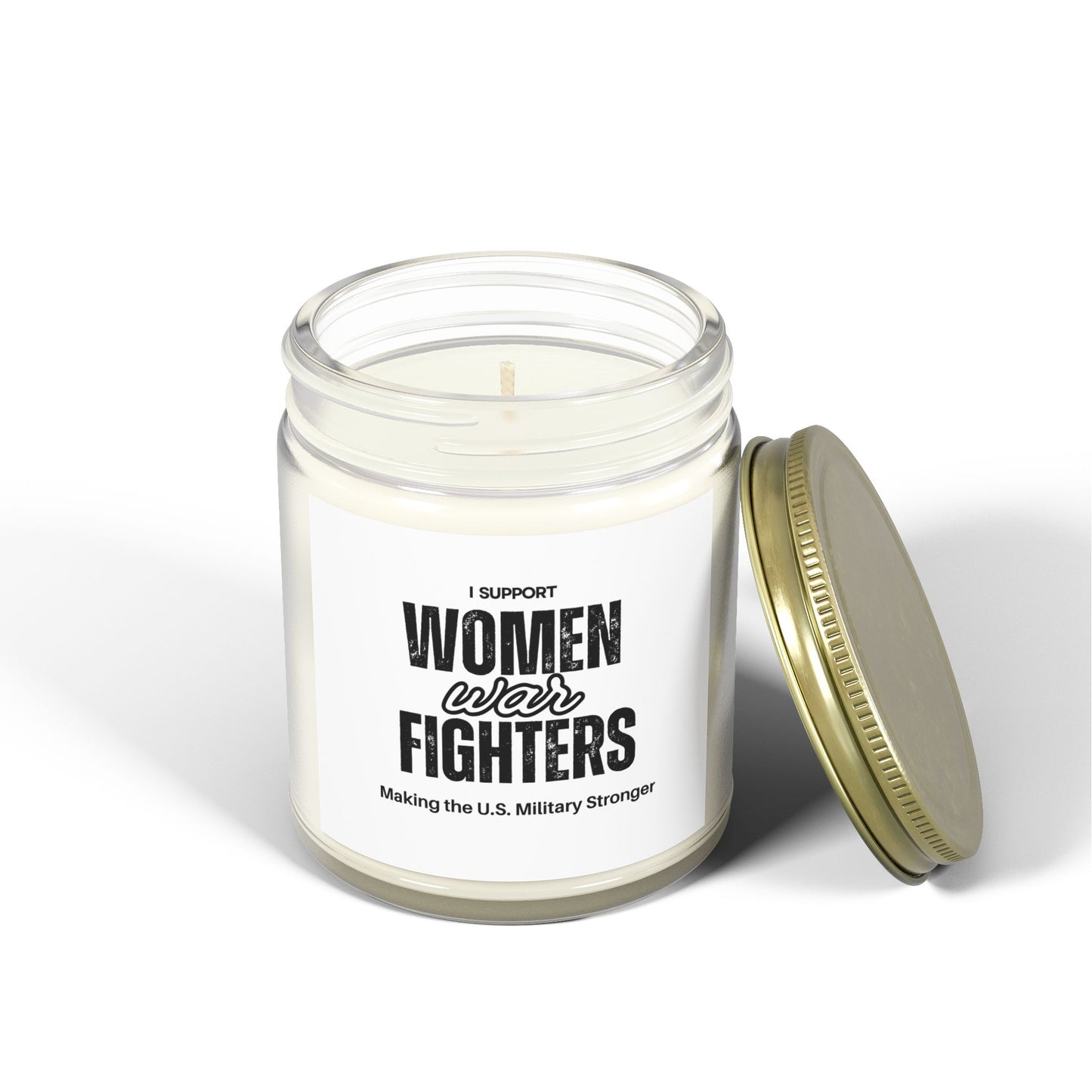 Women Freedom Fighters Scented Candles, Coconut Apricot Wax (4oz, 9oz)