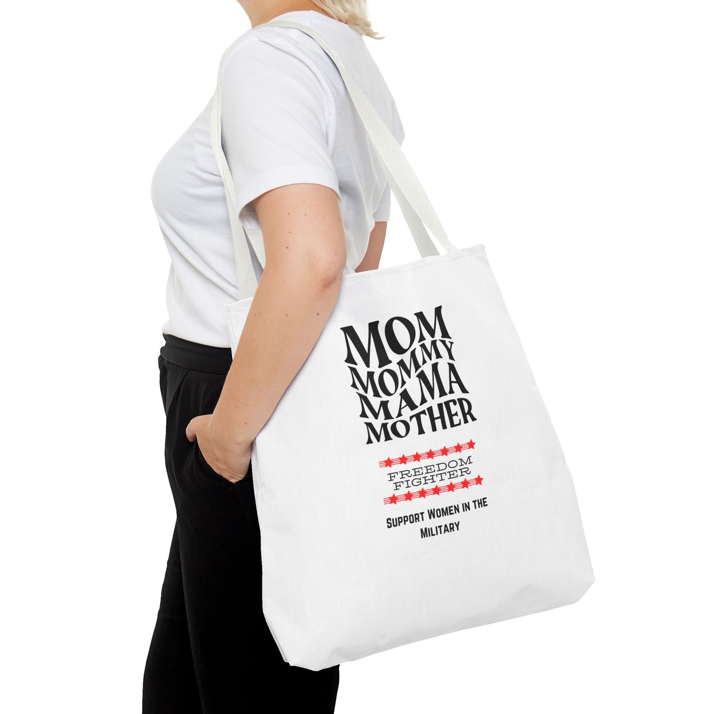 Mom Freedom Fighter tote bag