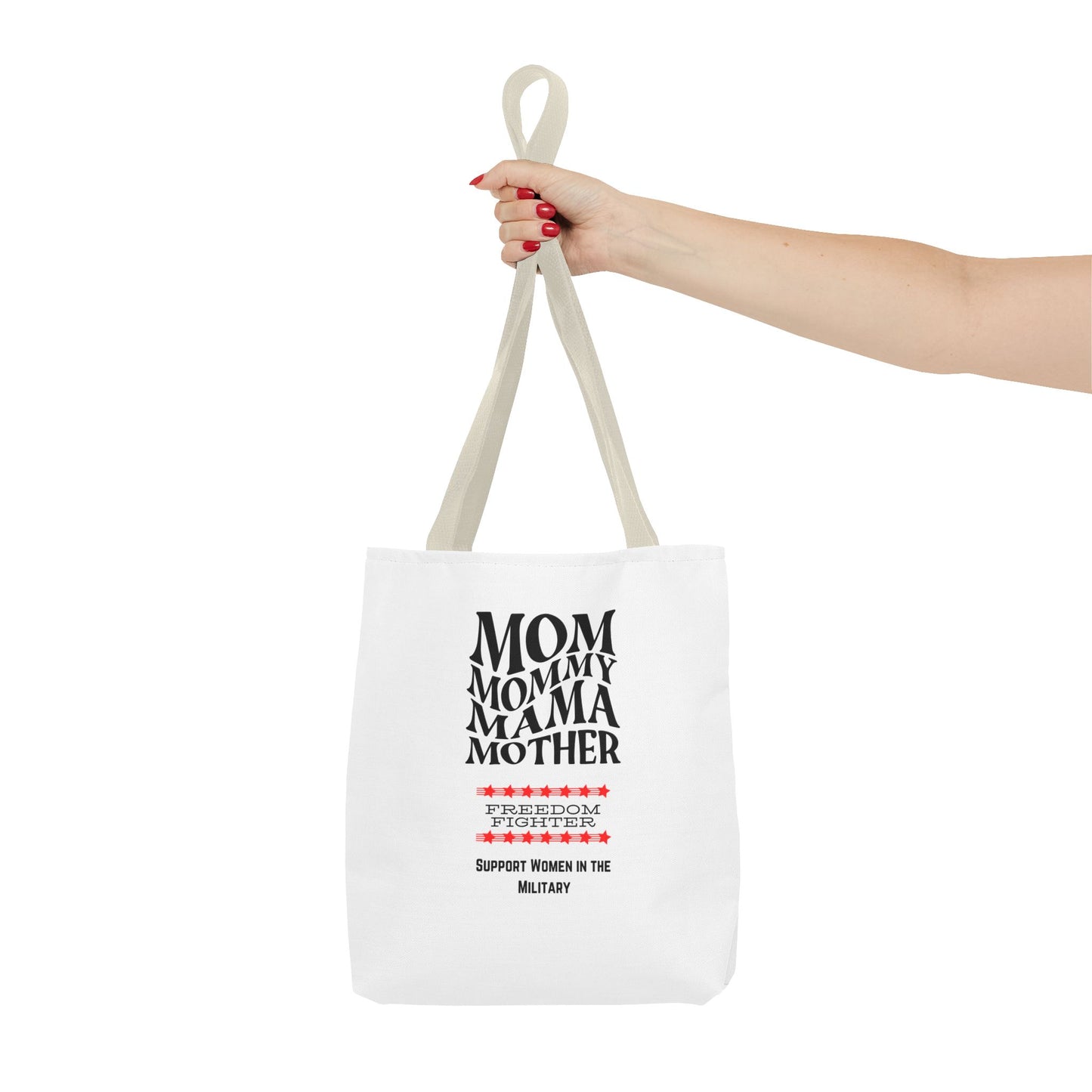 Mom Freedom Fighter tote bag