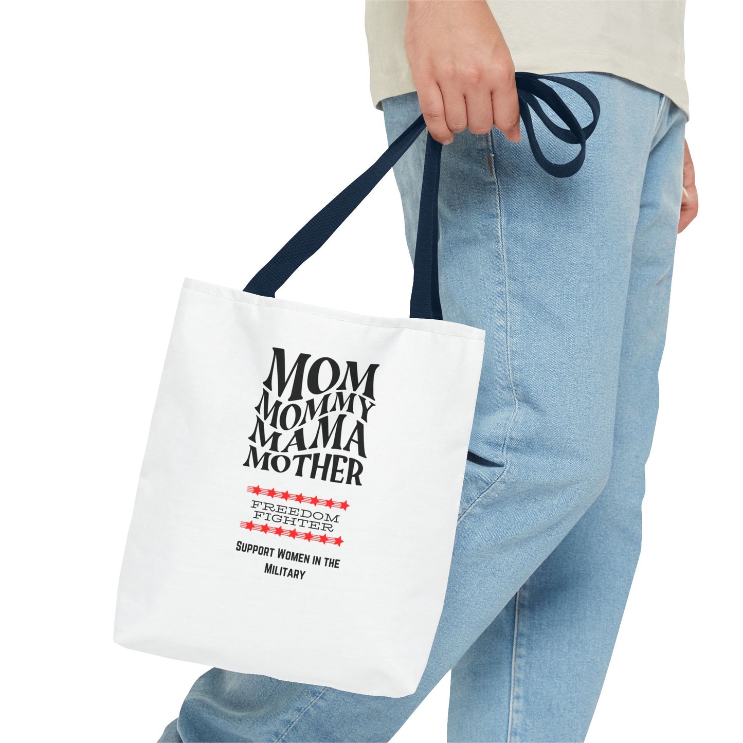 Mom Freedom Fighter tote bag