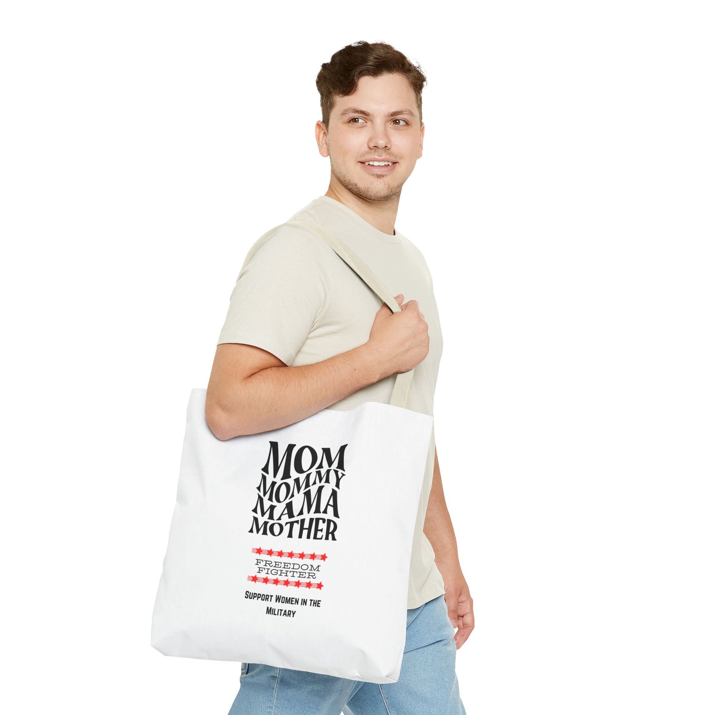 Mom Freedom Fighter tote bag