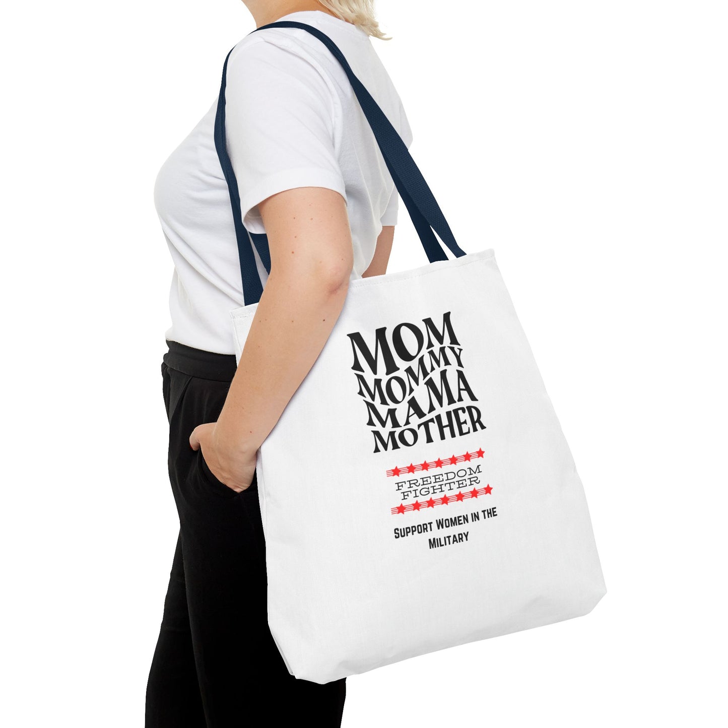 Mom Freedom Fighter tote bag