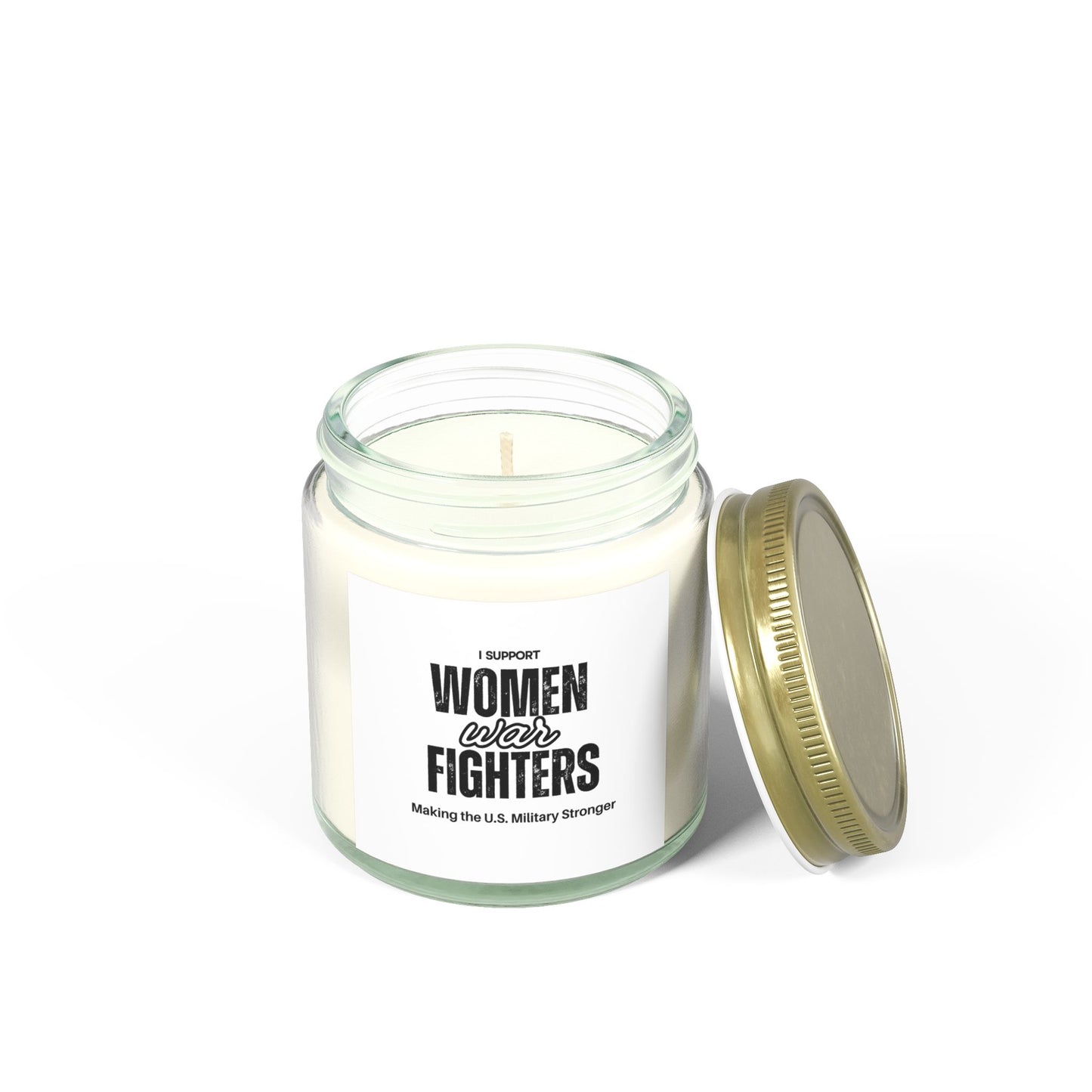 Women Freedom Fighters Scented Candles, Coconut Apricot Wax (4oz, 9oz)