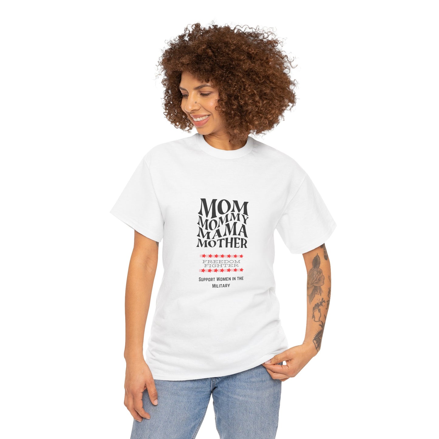 Military Mom Freedom Fighter T shirt